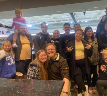 Bio::Neos team and Family at a Coralville Heartlanders Hockey Game